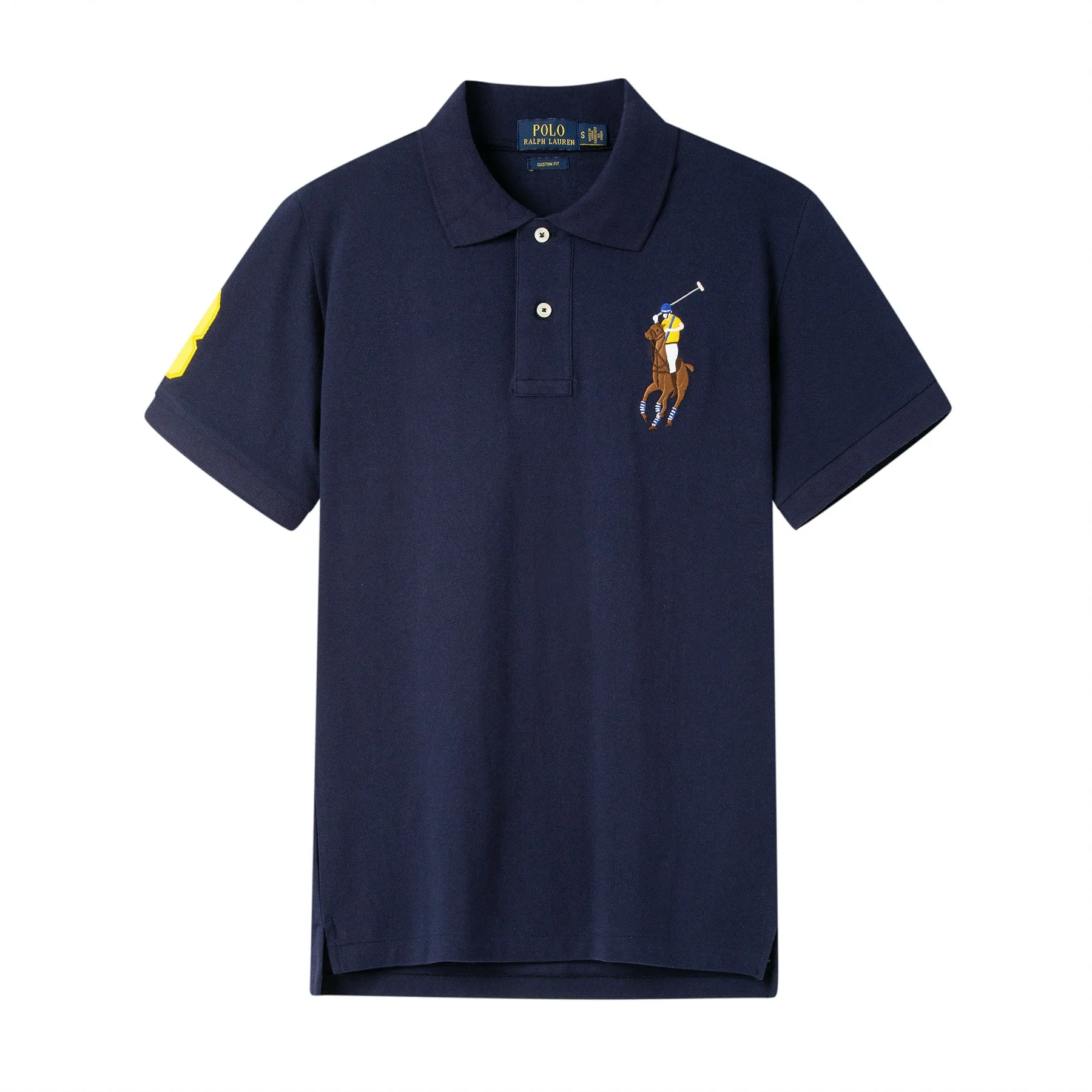 P164 Item No.: 8833 Paul polo big color logo polo shirt short-sleeved (pure cotton) Size: S-XXL